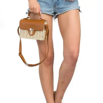 Hydrangea Collection- Hand Painted Straw Bags