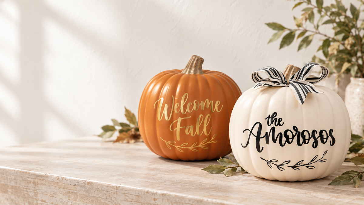 *Personalized Pumpkins*