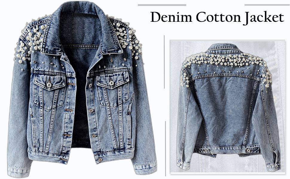 Jacket - Hand Lettered + Painted Pearl Denim