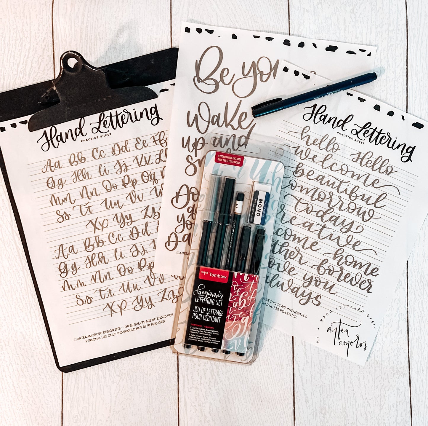 Antea's Hand Lettering Digital Download